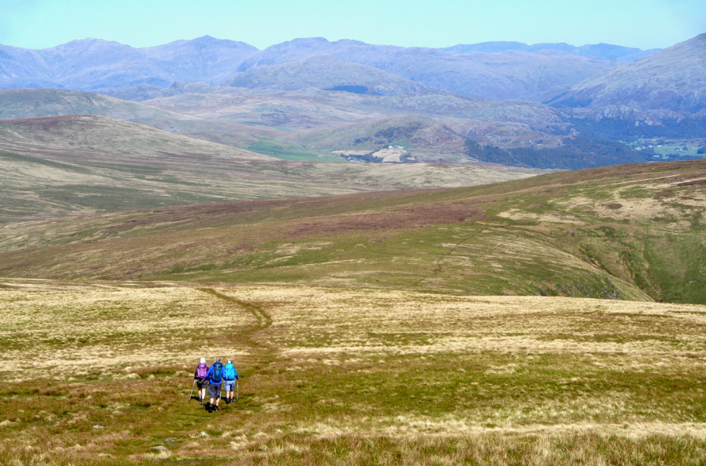 Photo 5 - BLACK COMBE - Walkers head north from the broad plateau of Black Combe - Roger Butler