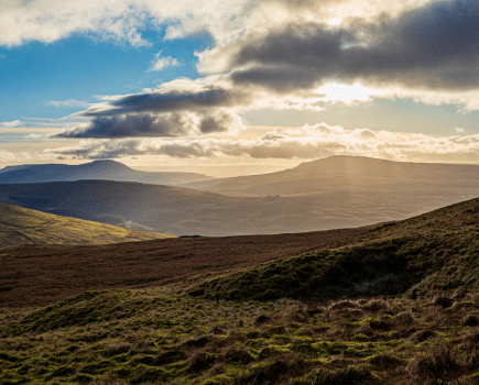 15 - Ingleborough and Whernside from Great Knoutberry Hill - Knoutberry-1300600