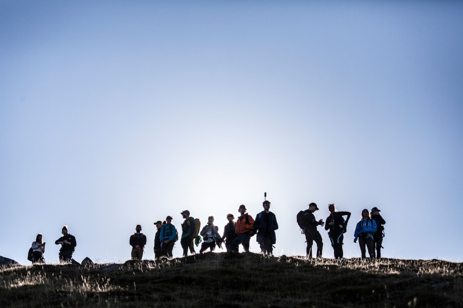 An hour into the hike and our group had rechristened the tech our 'robot legs'. Credit_ Gary Moore