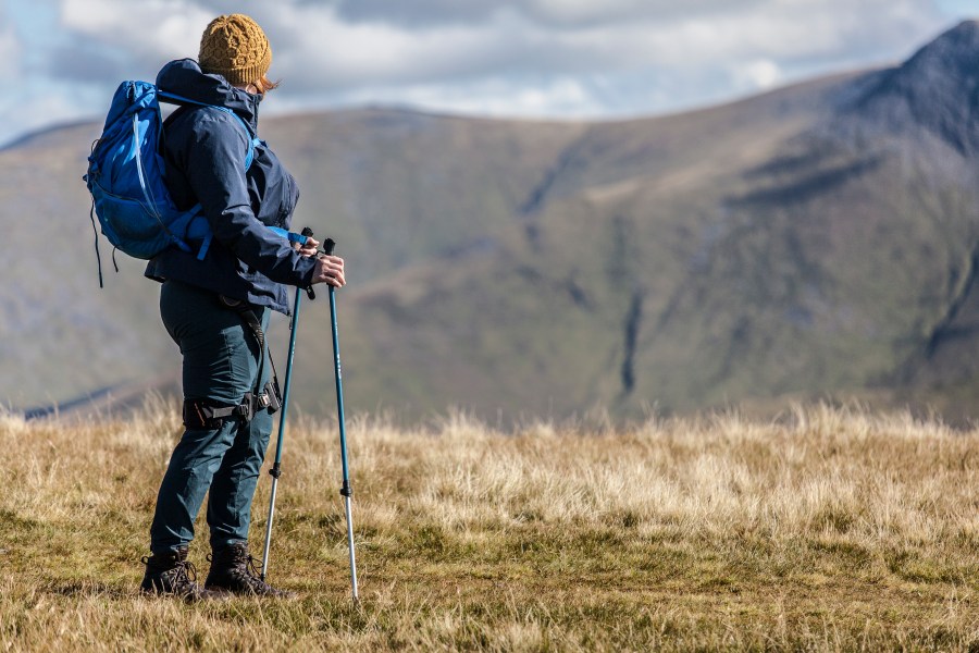 Pausing to take in the view during a flat section of the hike. Credit_ Gary Moore