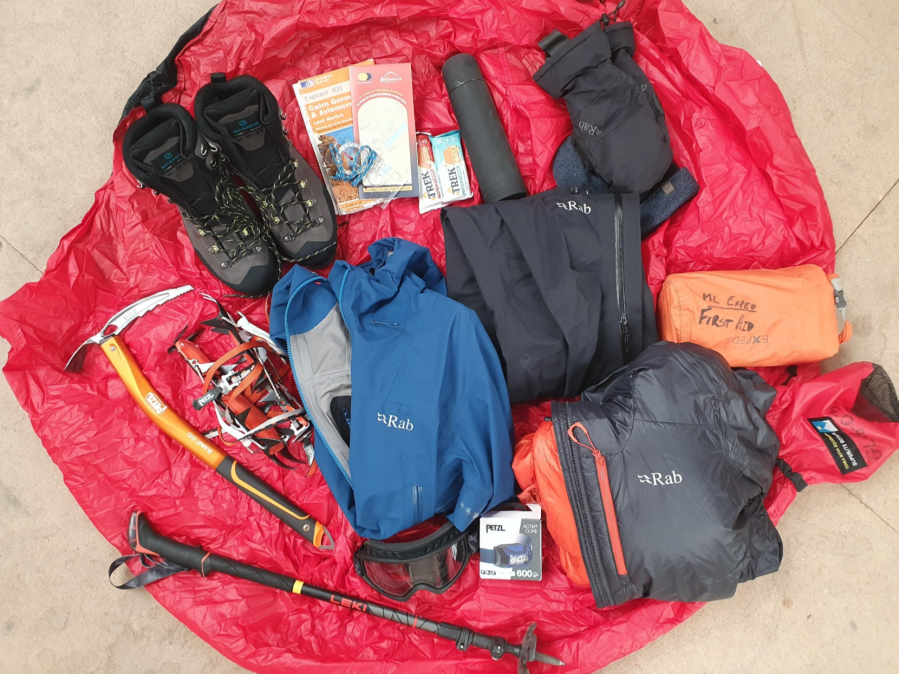 Tom's bag burped and made this winter flatlay - credit Tom Weston.jpeg
