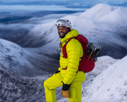 TGO December 2025 cover shot - Joshua Adeyemi on the isle of skye