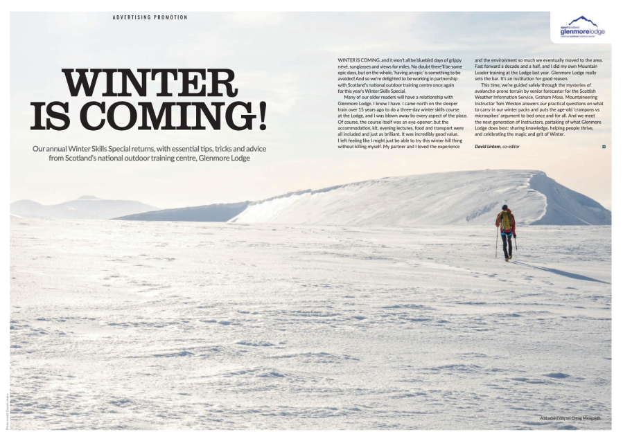 Mountain time travel - winter skills glenmore lodge special - December 2025