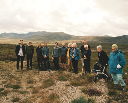 People with terminal cancer, MS, Long Covid and partial sight gather for a Day of Access at Balmoral Estate, credit: Sam MacDiarmid