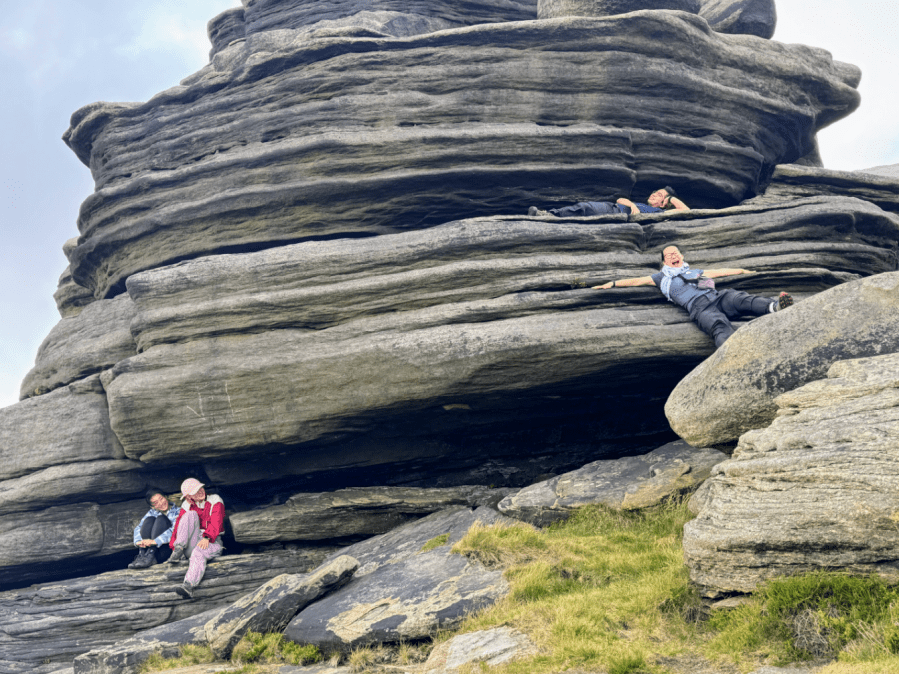 ESEA Outdoors - Playing in the Peak District. Credit: Samantha Smith