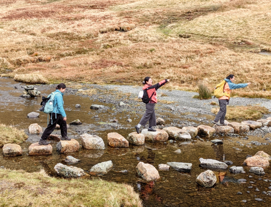 Group member explore the Lake District on a trip funded by the Lake District Foundation. Credit: Jess Lau