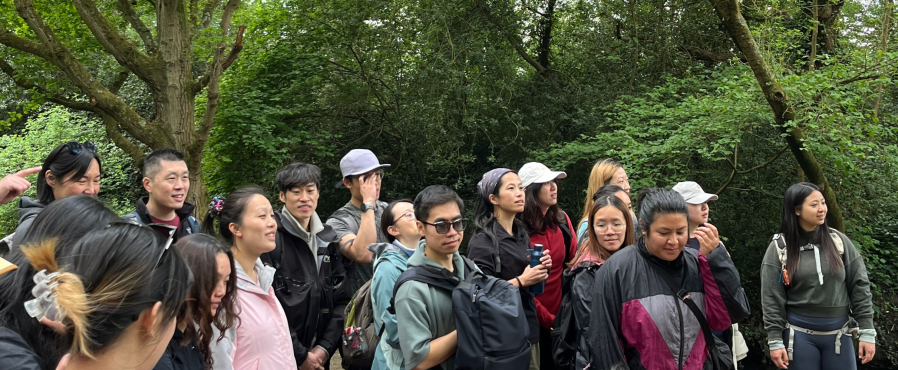 An ESEA Outdoors group join the London Walking Festival. Credit: Andrew Wang