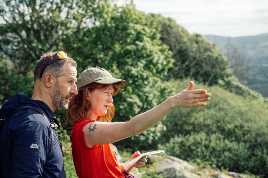 35 Tammy planning her first nav leg on day two