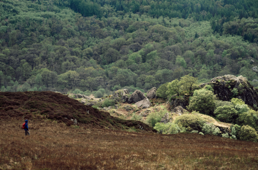 28 The small peak of Y Pincin made a useful catching feature