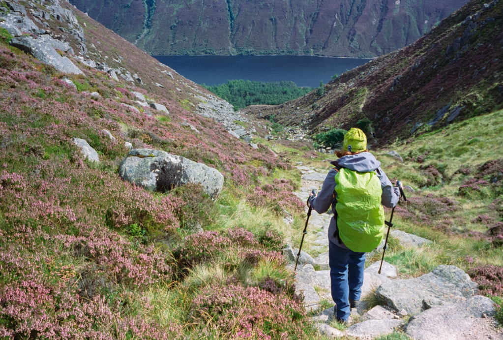 12 The steep descent towards Glas-allt-Shiel