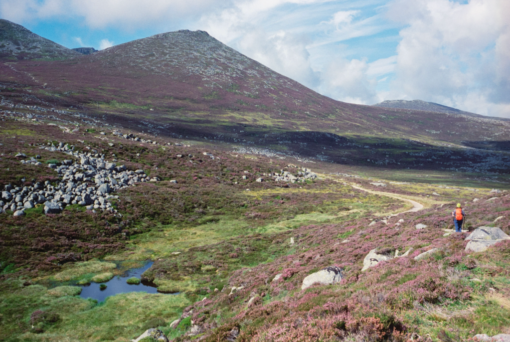4 At the path junction where the ascent towards Meikle Pap begins