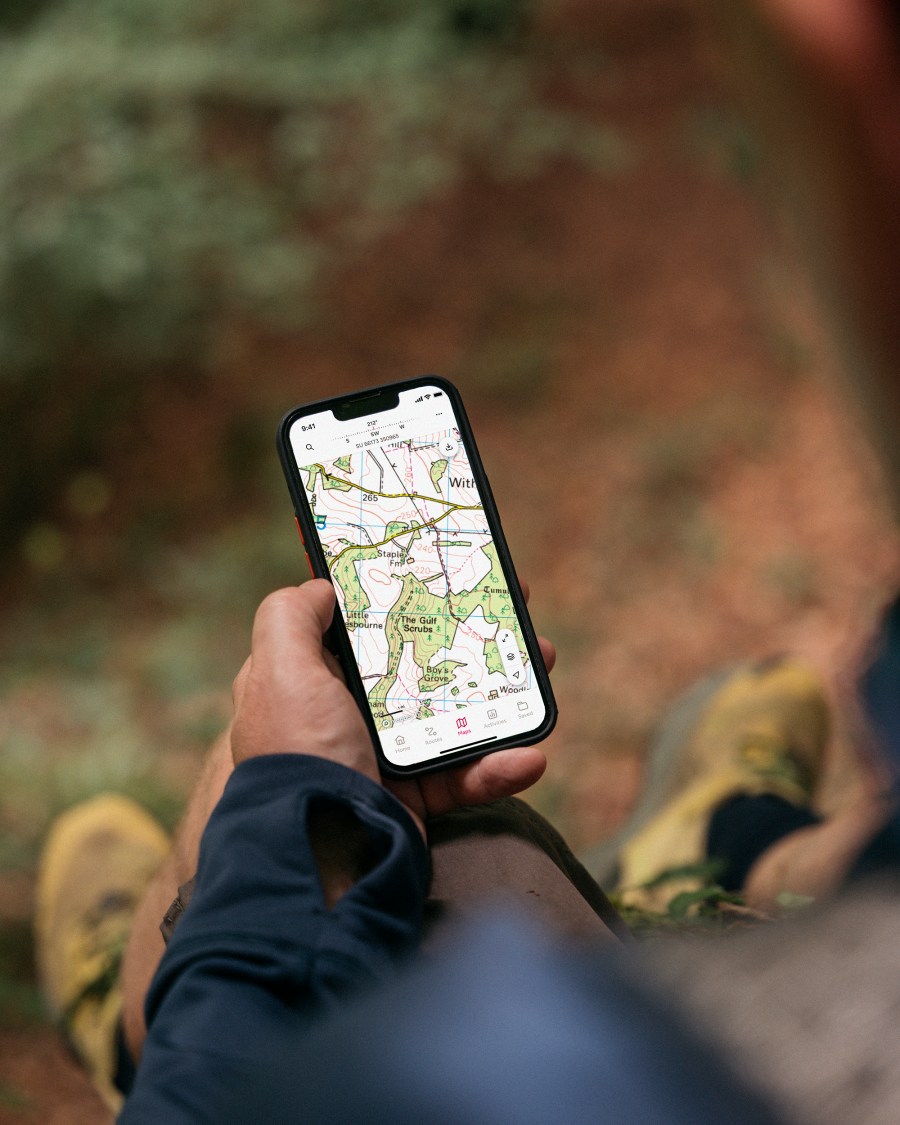 The OS Maps app once again won your vote in the TGO Reader Awards 2026. Credit: Ordnance Survey