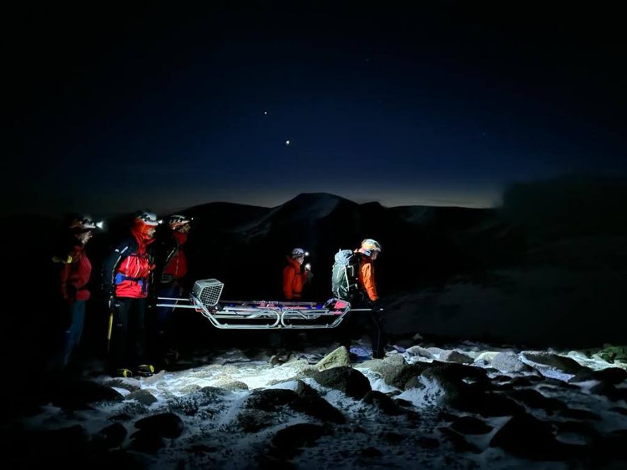 Braemar MRT Winter Training. Credit: Braemar MRT