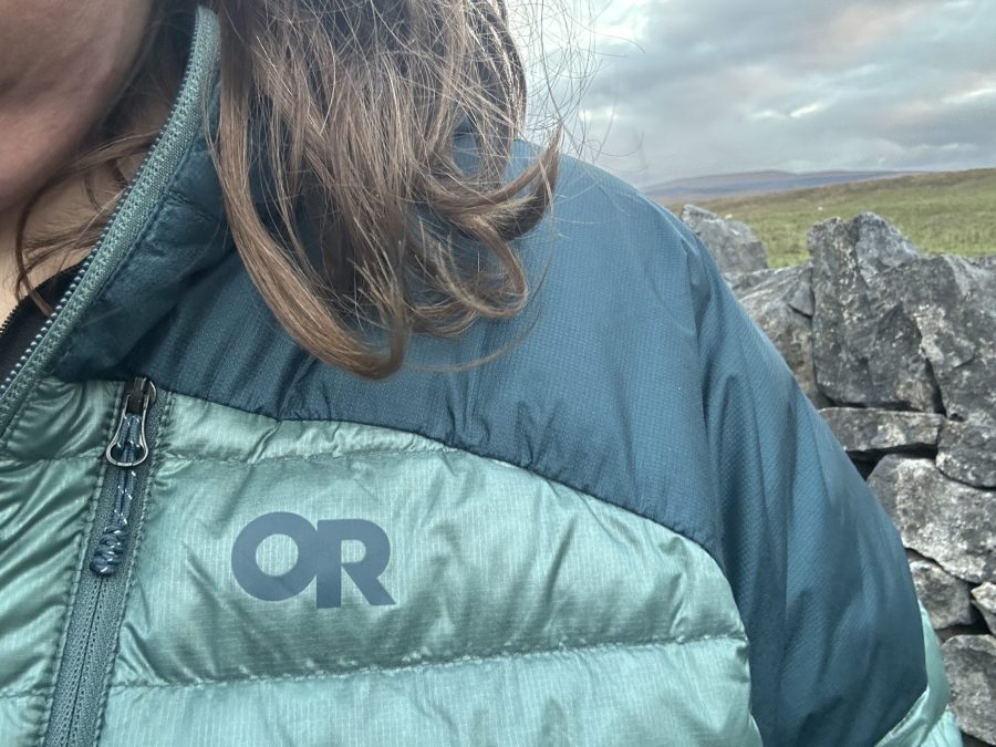 Outdoor Research Helium Down Hooded Jacket. Credit: Steph Wetherell