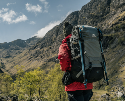 teenager hiking