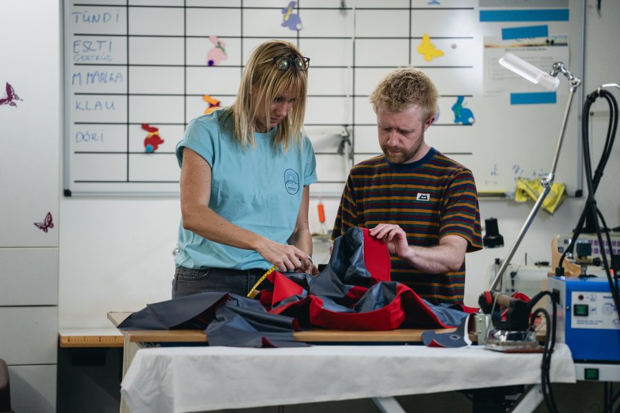 At the Mountain Equipment design HQ. Credit: Chris Prescott