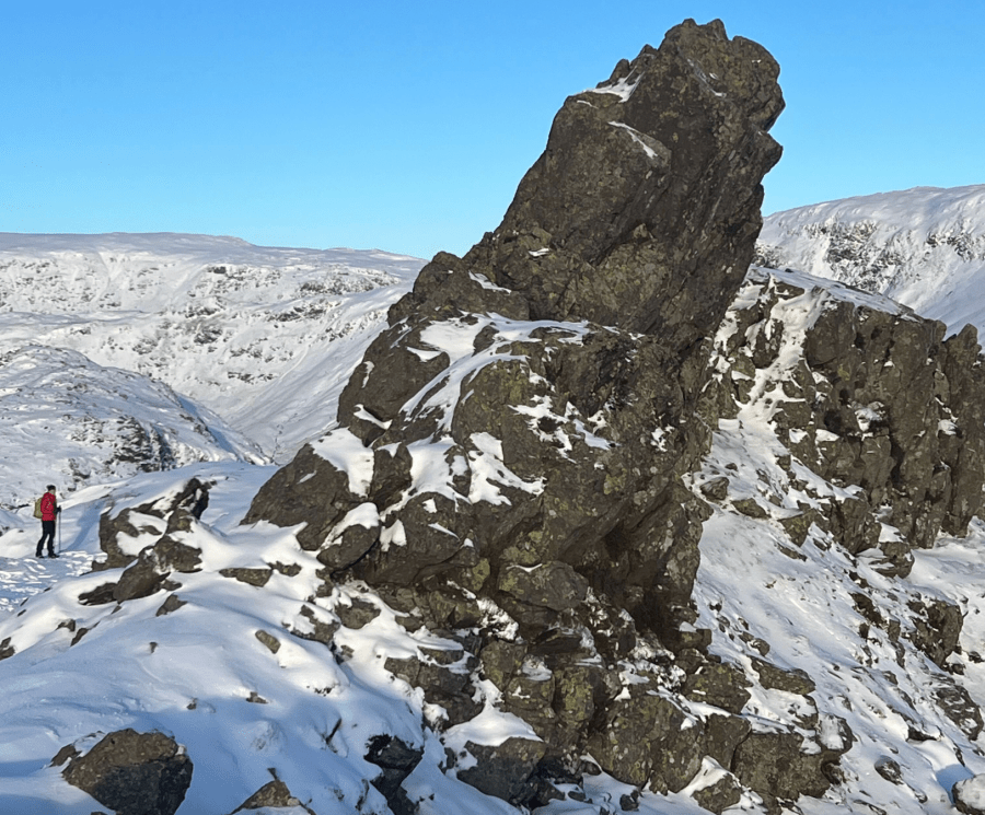 The Howitzer on Helm Crag. Credit: David Johnson / Nicky Oliver