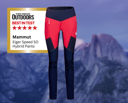 Gemma Palmer awards the Mammut Eiger Speed SO Hybrid Pants her Best in Test accolade. Find out why.