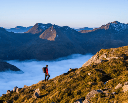 Main image: Above the clouds on Sgurr nan Spainteach, Kintail | Credit: James Roddie
