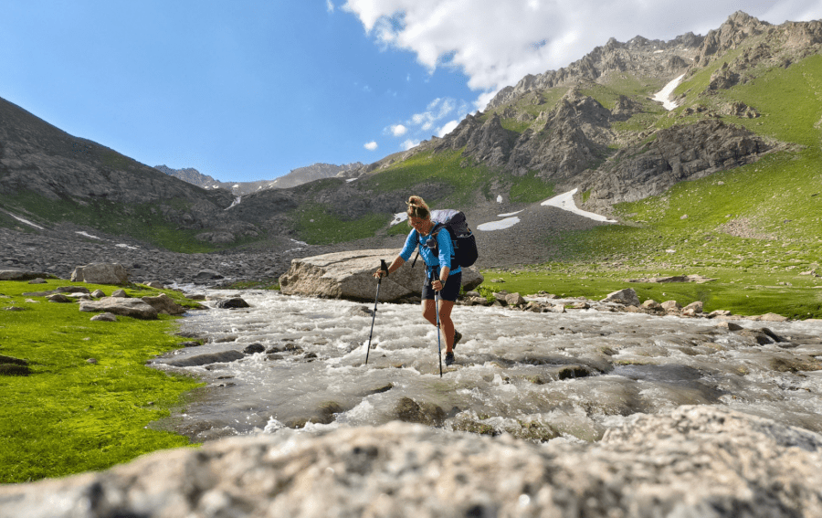 21. One of the innumerable river crossings on the trail. There is almost no infrastructure and therefore no bridges