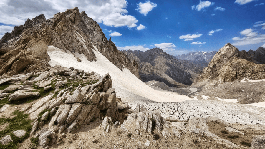 5. One of the steepest glaciers - hiking up to Mura pass was quite a challenge