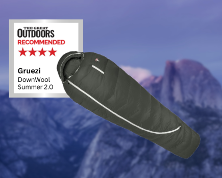 The Gruezi DownWool Summer 2.0 sleeping bag is a great choice for the damp British climate with eco-credentials, says tester Steph Wetherell.