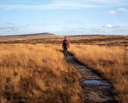 Peak bagging Peak District. Credit: Anna Paxton