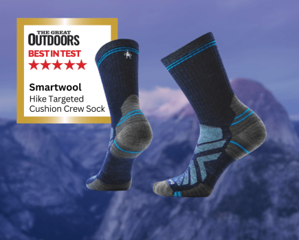Lara Dunn awards the Smartwool Women’s Hike Targeted Cushion Crew Socks her Best in Test and Greener Choice. Here's why.