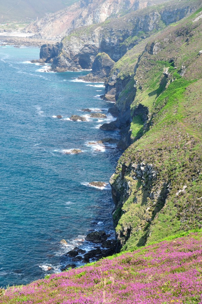 Photo 7_ The Coast Path follows a line of ragged cliffs on the approach to Trevaunance Cove