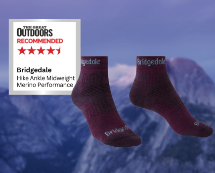 Bridgedale Women’s Hike Midweight Merino Performance Ankle Socks