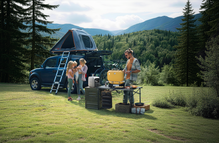 The DELTA 3 Classic is perfect for campsite coffees. Credit: EcoFlow