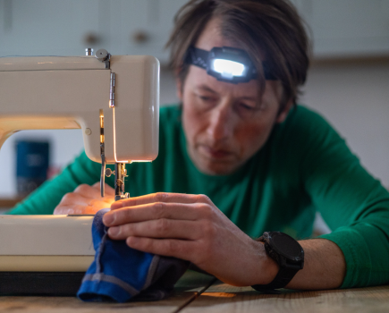 how to fix outdoor gear **Opener landscape** Plenty of DIY gear repairs can be made with your own sewing machine - credit Hanna Lindon