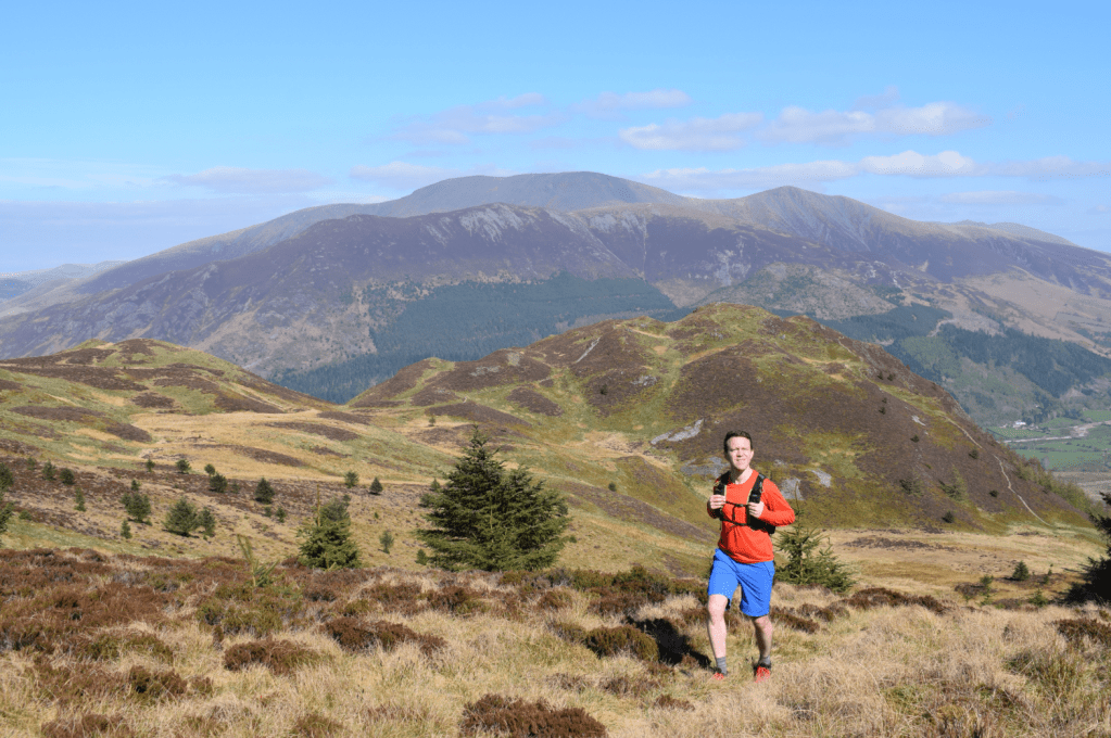 Hiking towards Lord's Seat from Barf. Credit: James Forrest