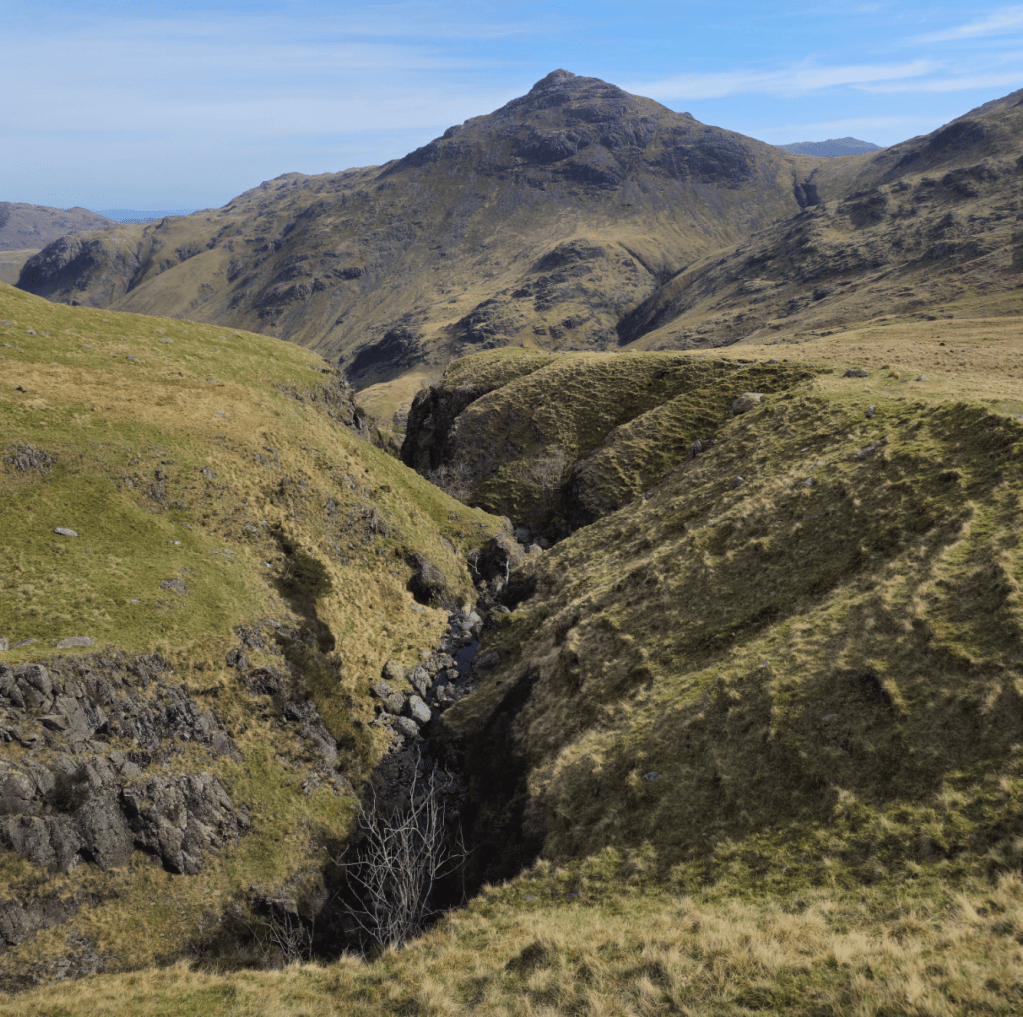 Hell Gill and Pike O'Blisco. Credit: Norman Hadley
