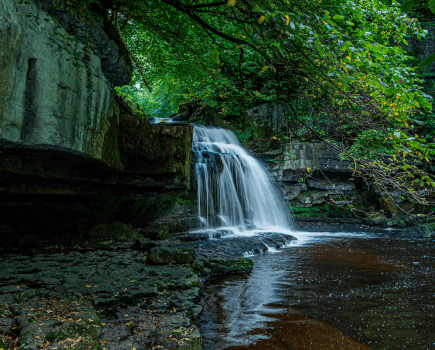 Cauldron Falls, West Burton. Credit: Ian Battersby