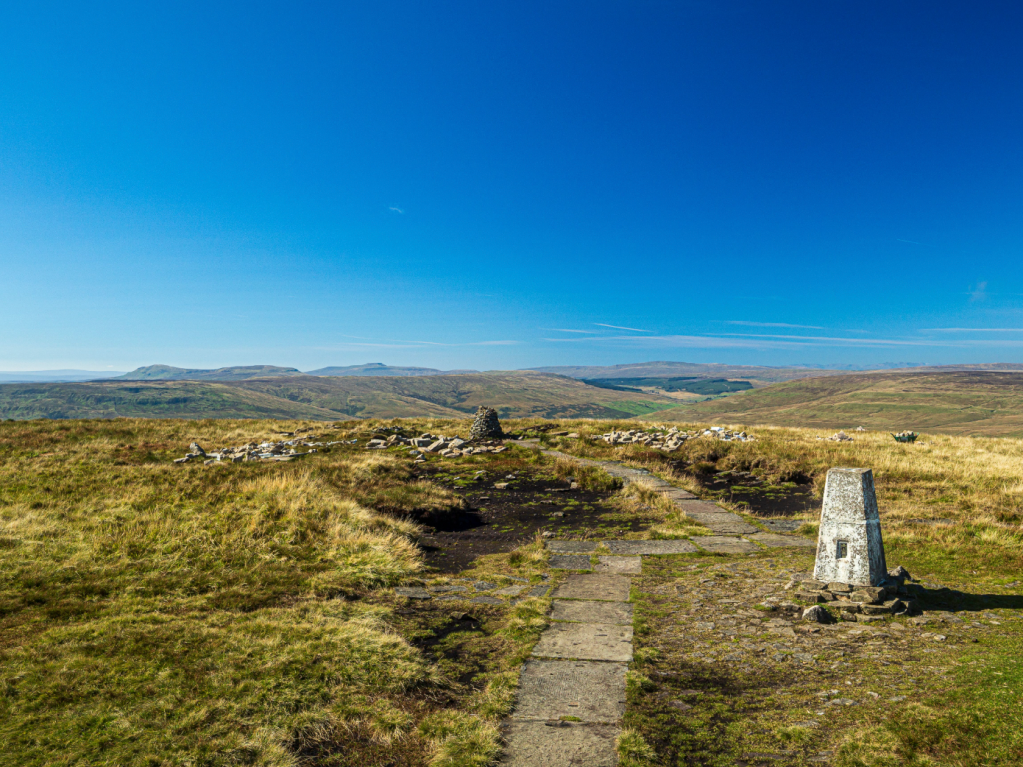 Buckden Pike summit. Credit: Ian Battersby