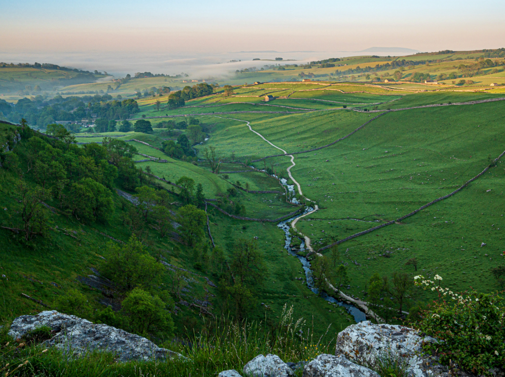 2 - Malhamdale from the top of Malham Cove - Malham-6020736