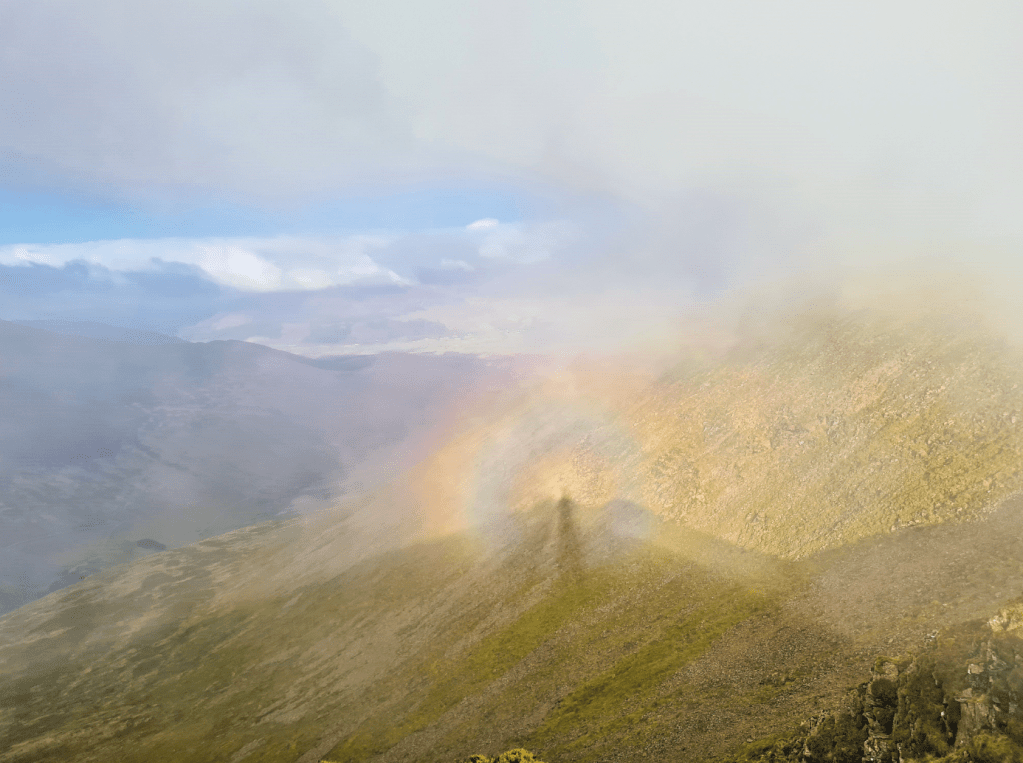 Witnessing a Brocken Spectre from The Scar ridge