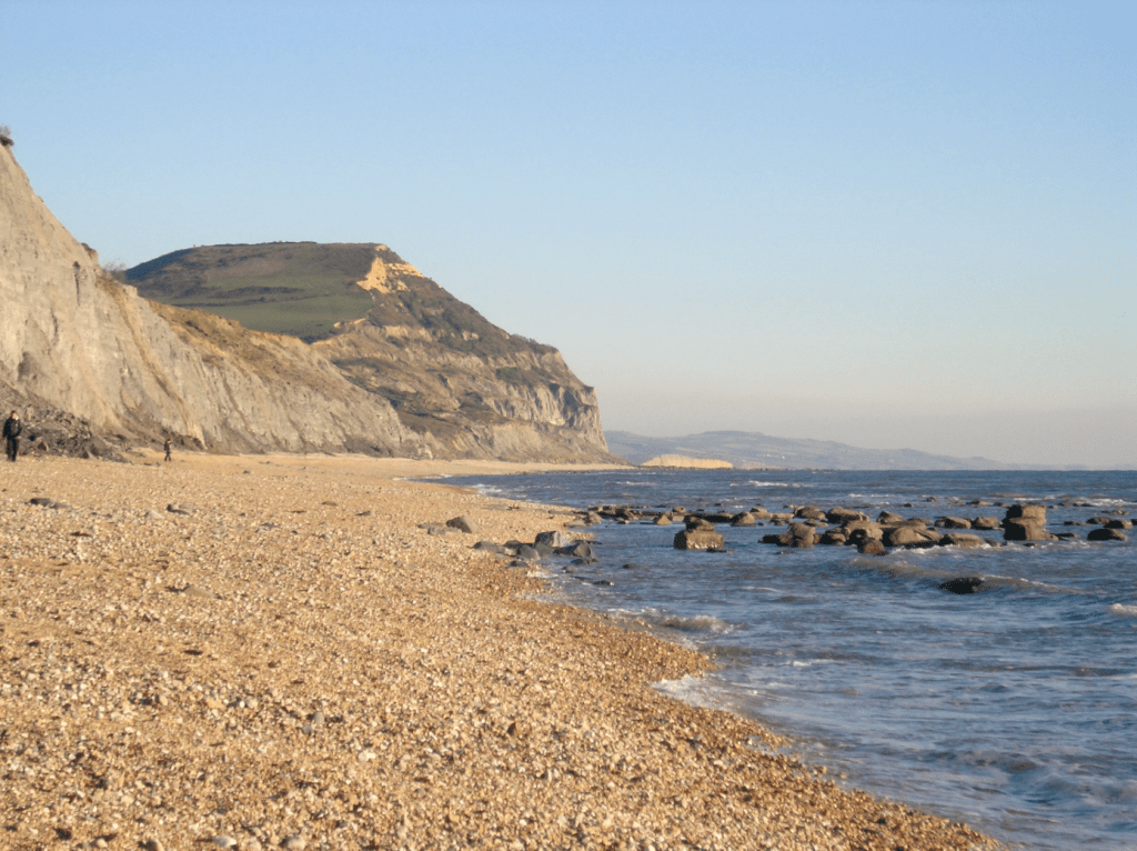 Golden Cap from beach nr Charmouth