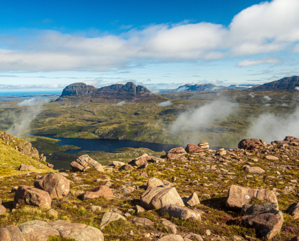 3 - Suilven and Quinag from Cadha Nan Each - Cul Mor-8100702