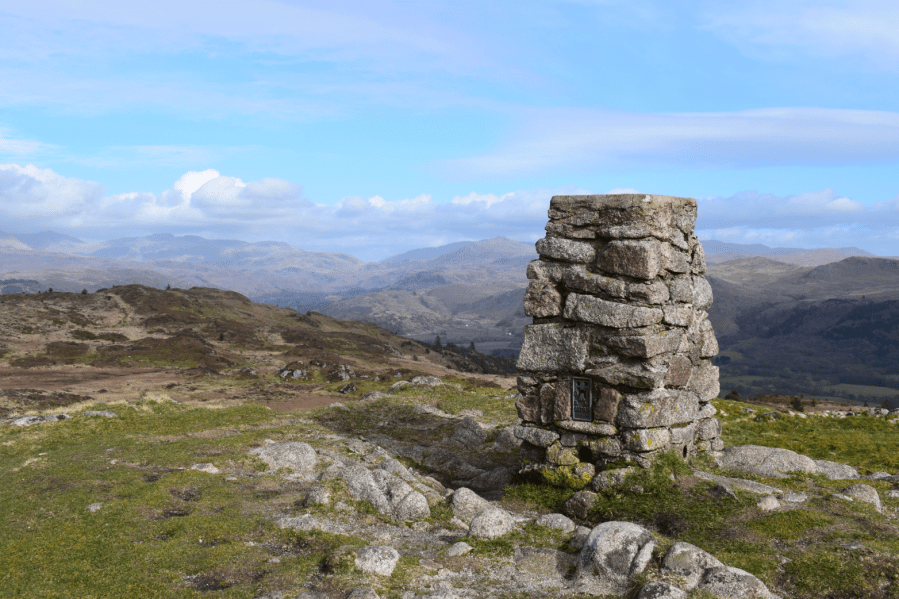 Summit of Muncaster Fell with views towards the Lake District.JPG