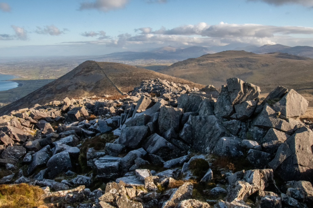 Gyrn Goch & Bwlch Mawr from the top of Gyrn Ddu