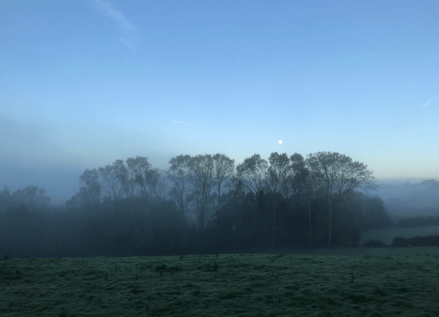 chronic illness - The view from Louise's home was, for a while, her main connection with the outdoors