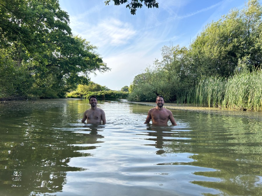 Rivers swims bring you closer to nature. Credit: Siân Anna Lewis