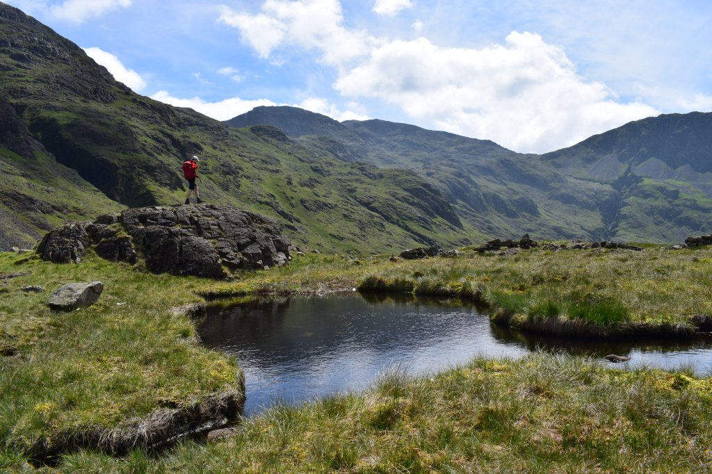 2. Views to the Scafells from the start of the Corridor Route