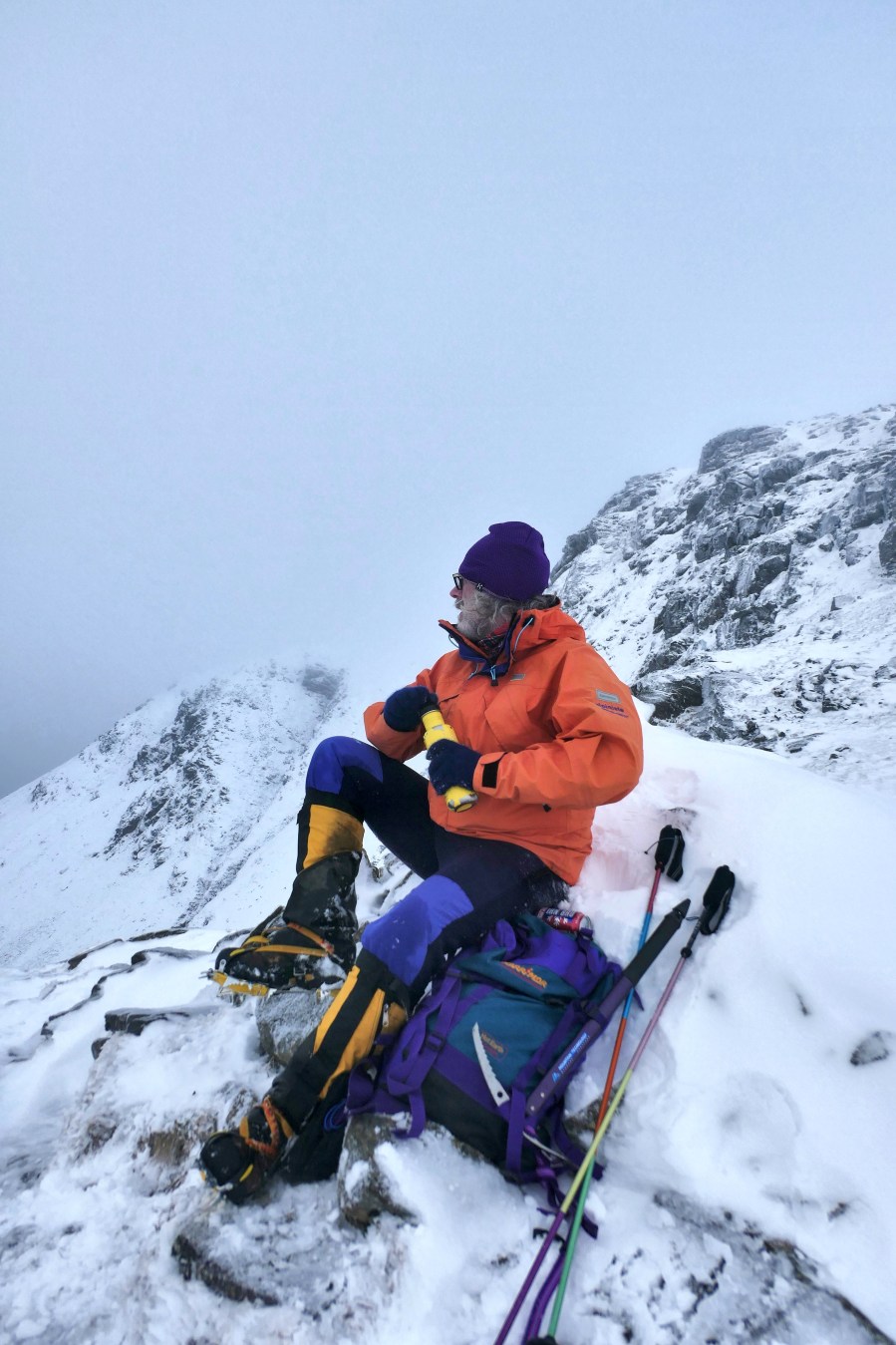 Second-hand outdoor kit and Vinted hiking gear haul -Brand new, retro. Credit: Peter Macfarlane