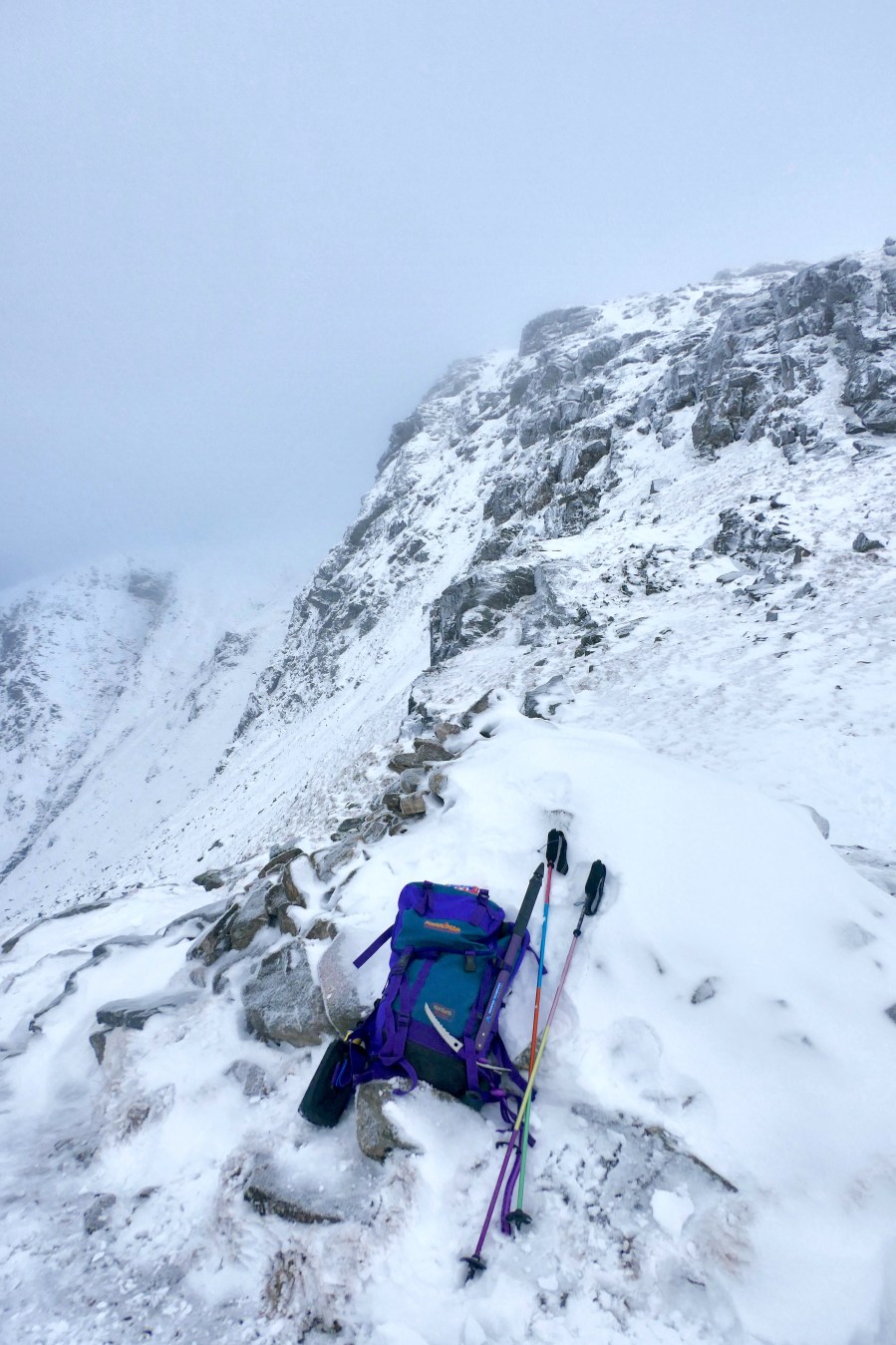 Second-hand outdoor kit Hot earth on some cold snow. Credit: Peter Macfarlane