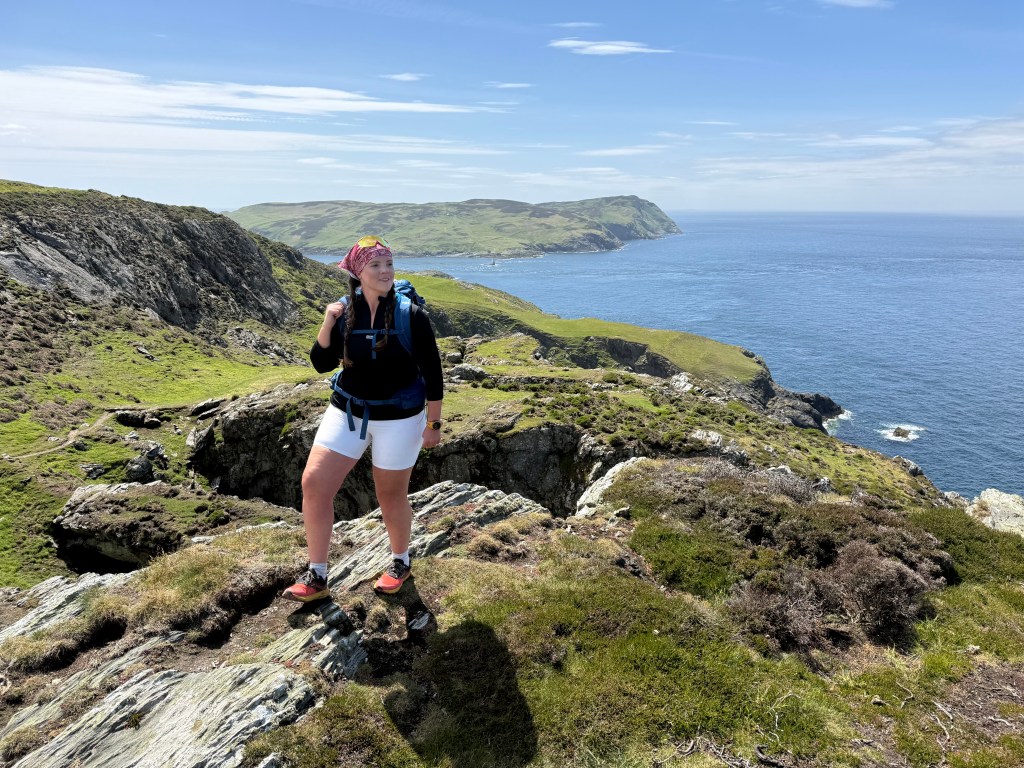 Raad ny Foillan runs underneath Meayll Hill along some exhilarating sea cliff paths - but dogs are not permitted on this section. Credit: Francesca Donovan