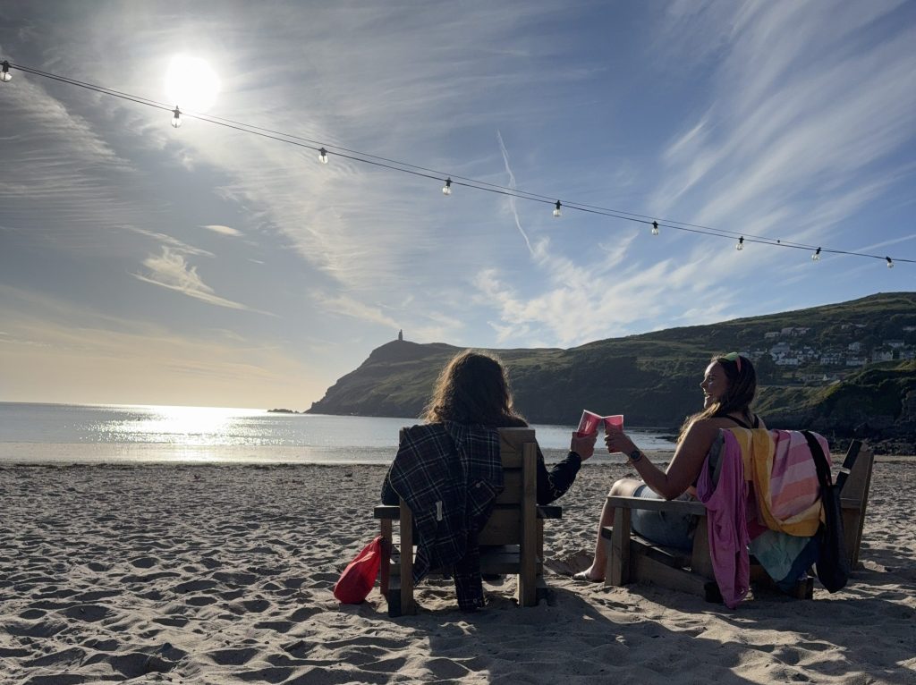 Raad ny Foillan - Sundowners courtesy of Foraging Vintners (at the Cosy Nook). Credit: Francesca Donovan
