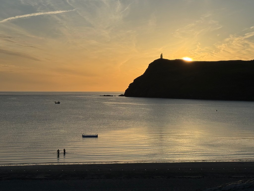 End of day at Port Erin. Credit: Francesca Donovan